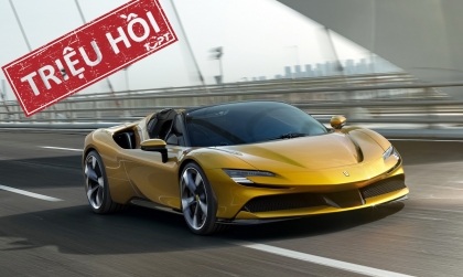 Triệu hồi Ferrari Stradale SF90 Coupé và SF90 Spider vì hệ thống túi khí